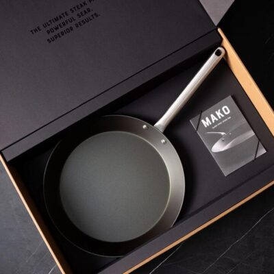 MAKO Black Steel Steak Pan