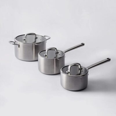 MAKO Genius 5-Ply Saucepan Set (3-piece)