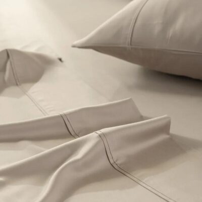Bamboo Quilt Cover - Taupe, King