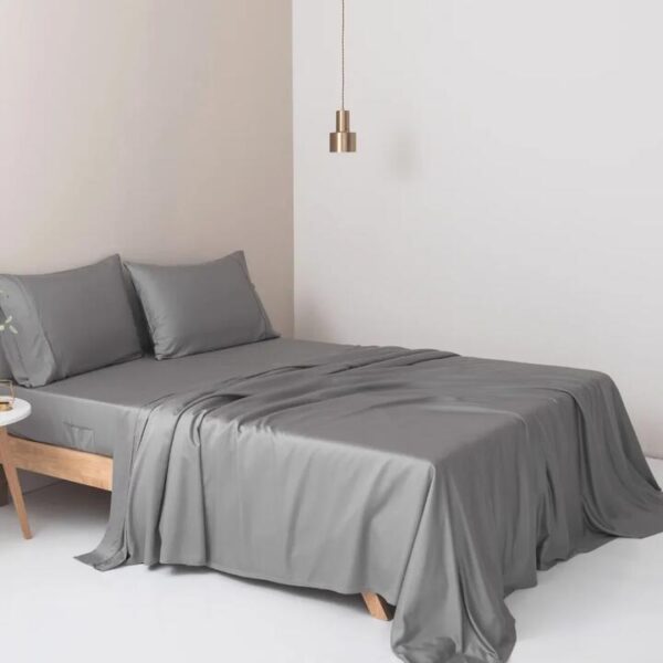 Bamboo Sheet Set - Stone Grey, Single