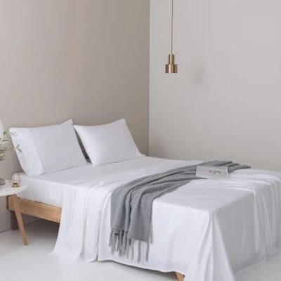 Bamboo Sheet Set - White, Single