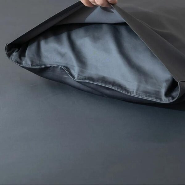 Luxe Sateen Pillowcase Set - Charcoal