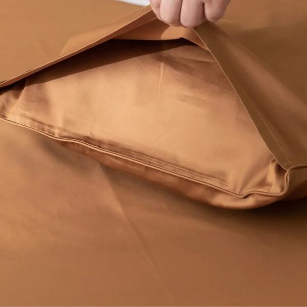 Luxe Sateen Pillowcase Set - Terracotta