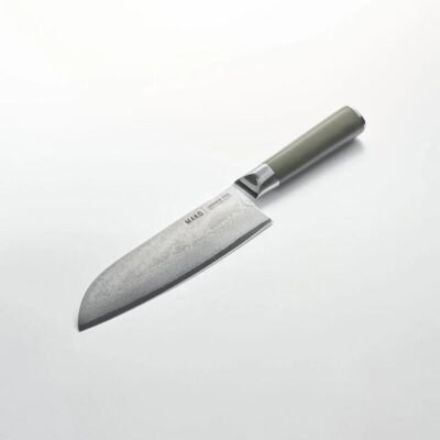 MAKO Japanese Steel Olive Green 7‚Ä≥ Santoku Knife