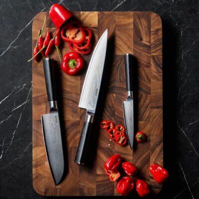 MAKO Japanese Steel Knife Set Black