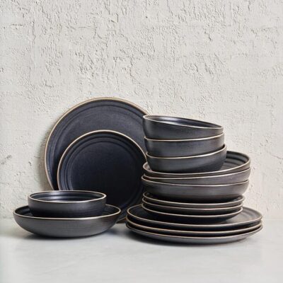 Anaya Charcoal Pasta Lovers' Gift Set (16 Piece)
