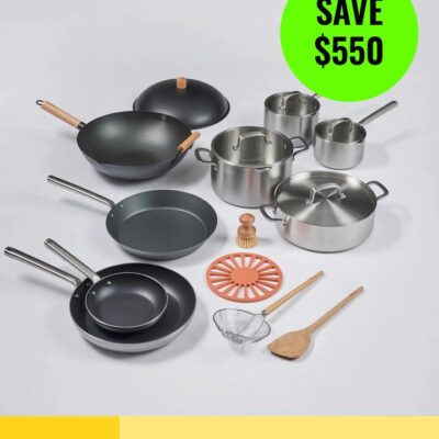 MAKO Cookware Essentials (9 Piece Set)