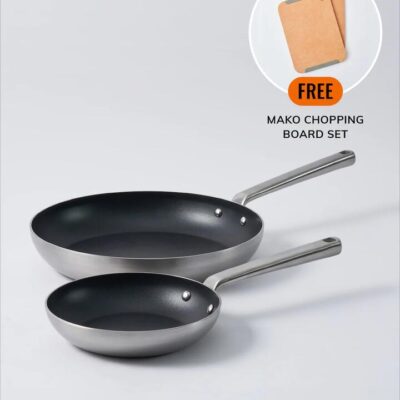 MAKO Genius 5-Ply Non-Stick 20cm & 30cm Frying Pan Duo