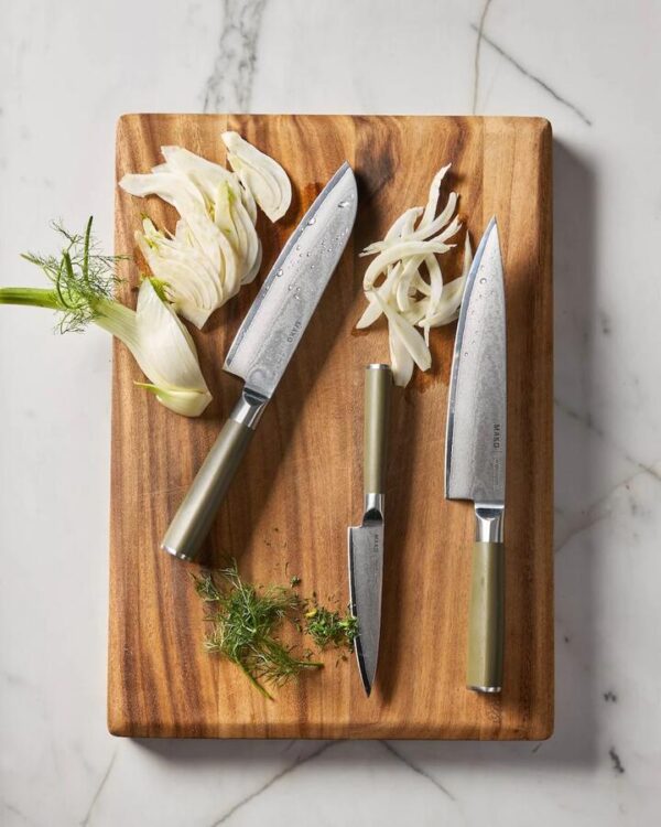 Complete your knife set - MAKO Santoku, Utility Knife and Sharpener